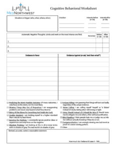 CBT Worksheet